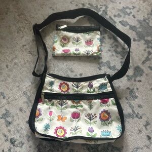 Le sport sac Floral Print Crossbody Bag by